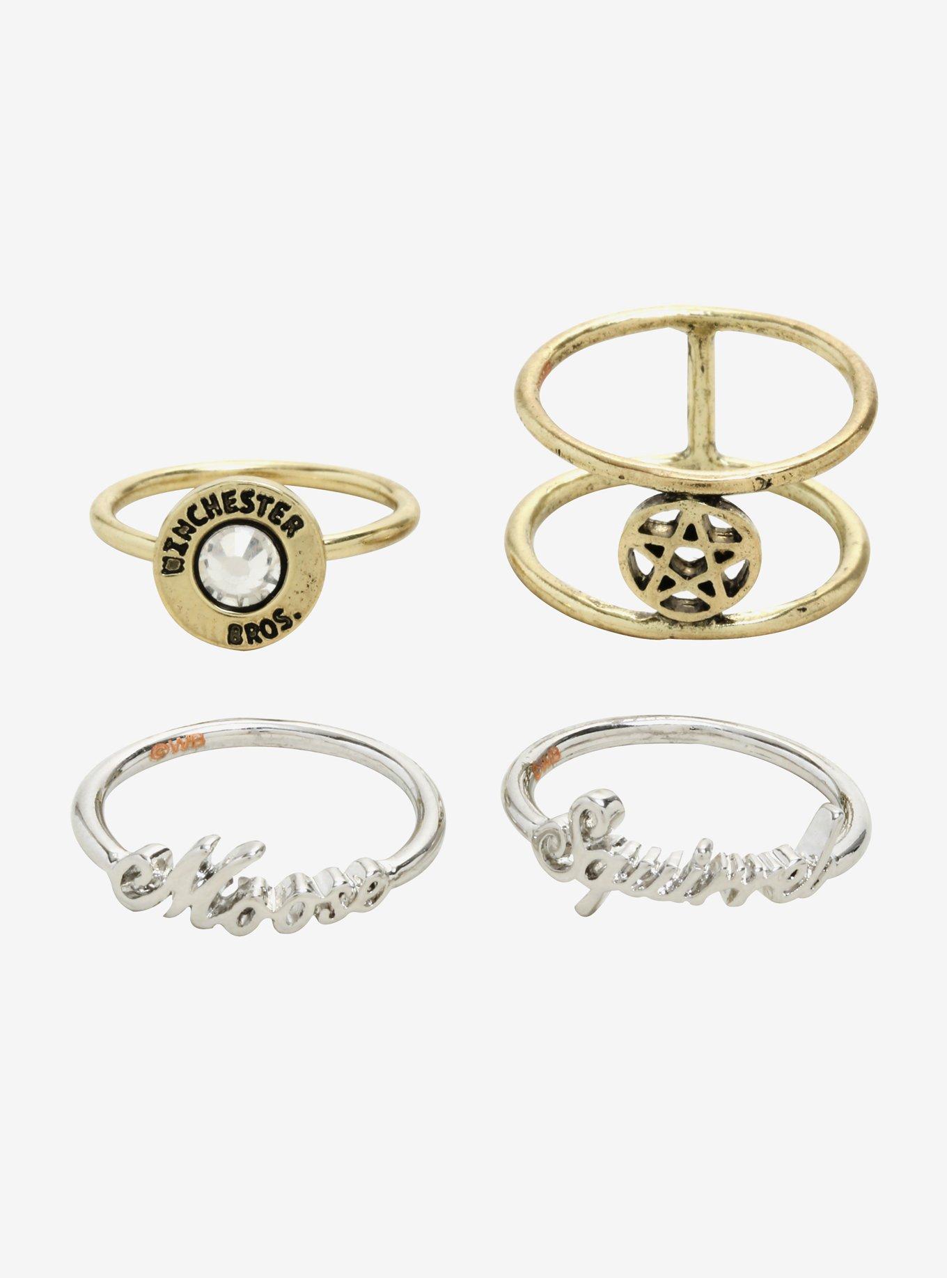 Supernatural Moose Squirrel Ring Set, , alternate