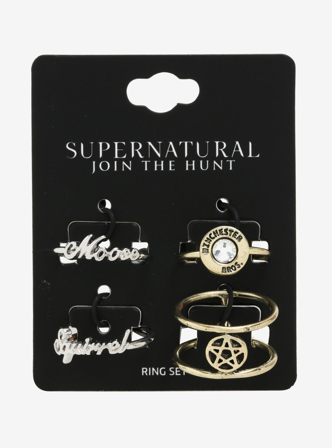 Supernatural Moose Squirrel Ring Set, , alternate