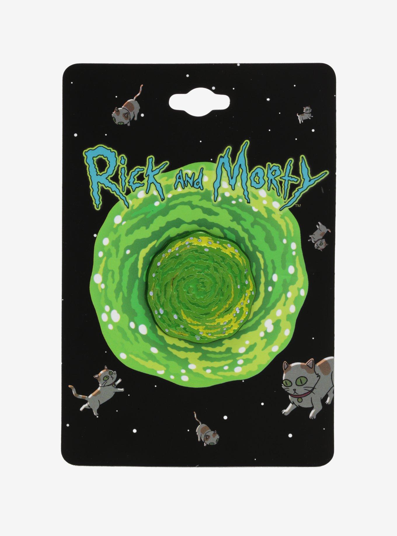 Rick And Morty Portal Enamel Pin, , alternate