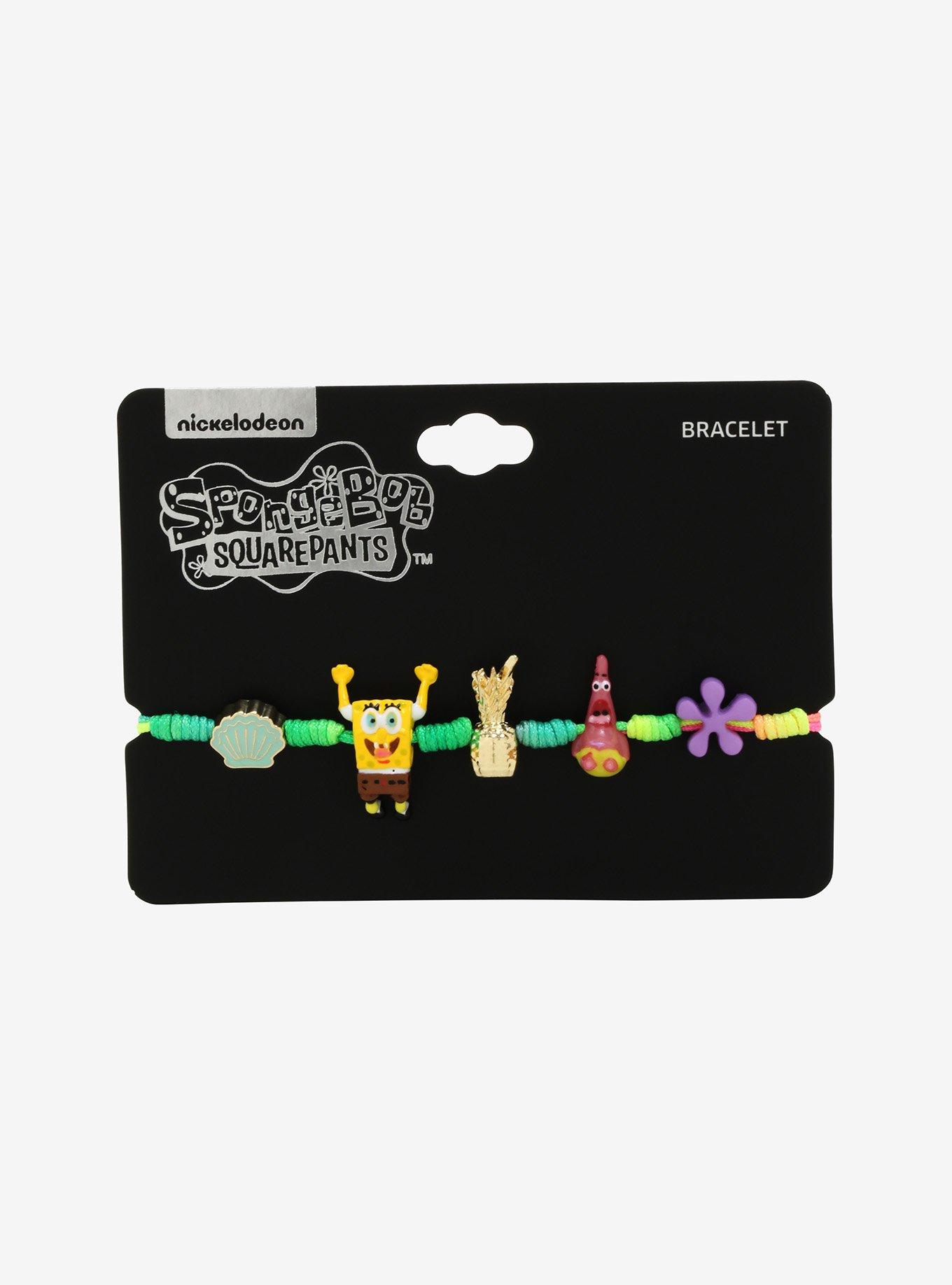 SpongeBob SquarePants Rainbow Cord Bracelet, , alternate