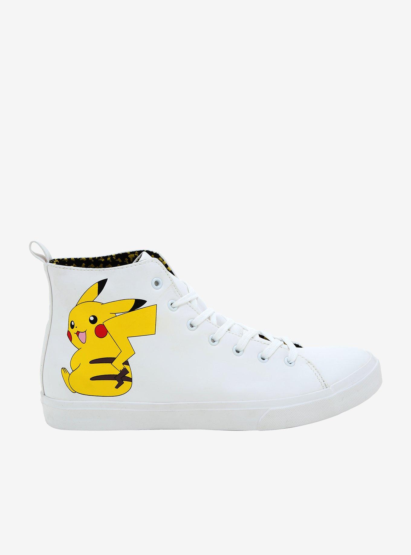 Cute Pikachu Cartoon Lover San Francisco 49ers High Top Shoes - Banantees