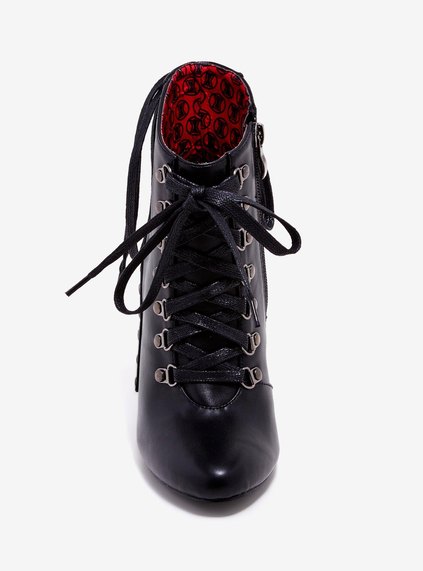 Marvel Avengers Black Widow Heel Booties, , alternate