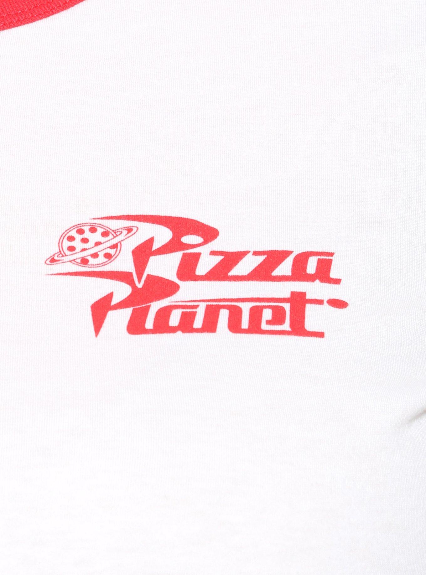 Disney Pixar Toy Story Pizza Planet Girls Ringer T-Shirt Plus Size, RED, alternate