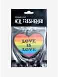 Love Is Love Rainbow Heart Air Freshener, , alternate