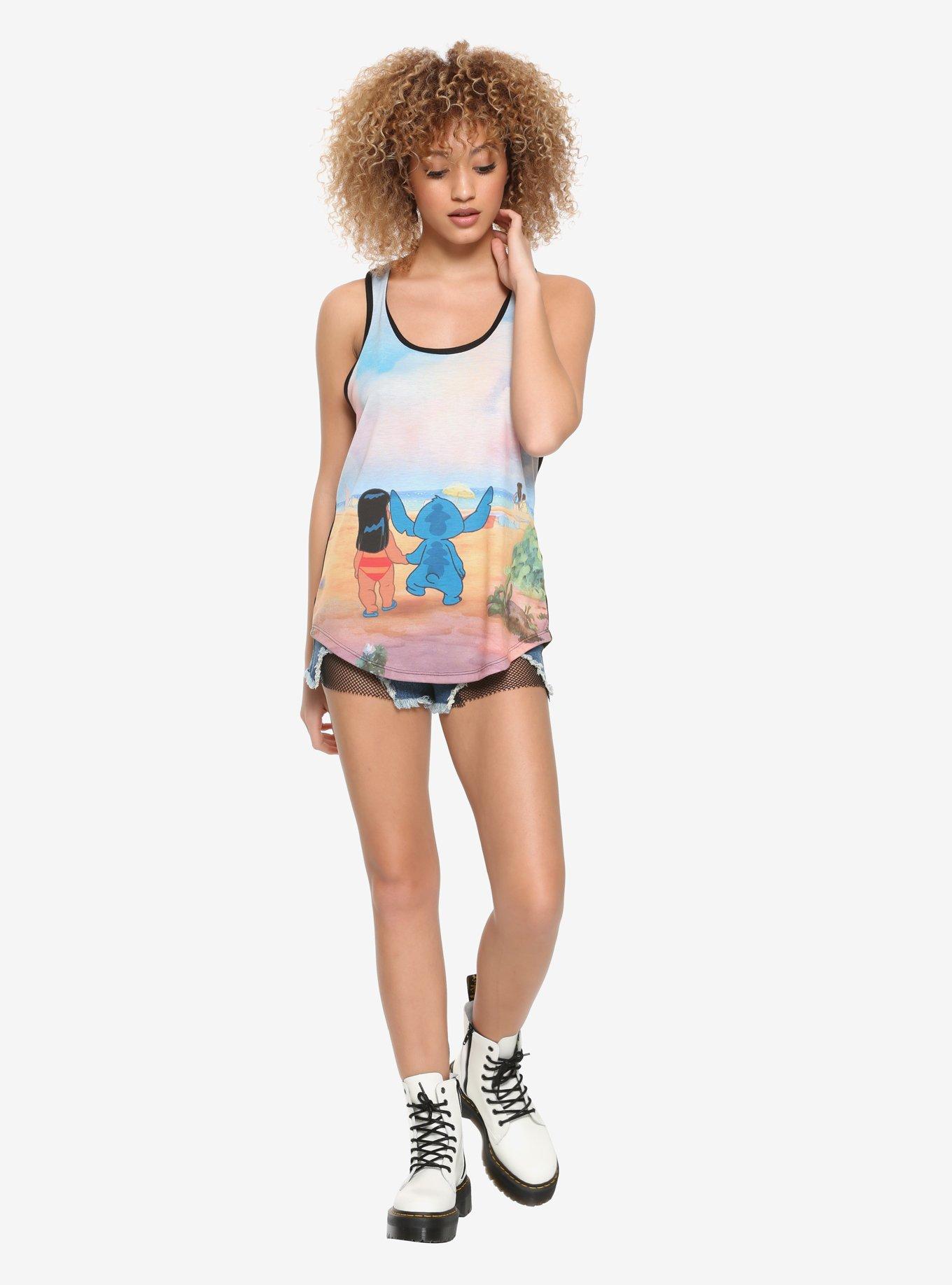 Disney Lilo & Stitch Beach Time Girls Tank Top, , alternate