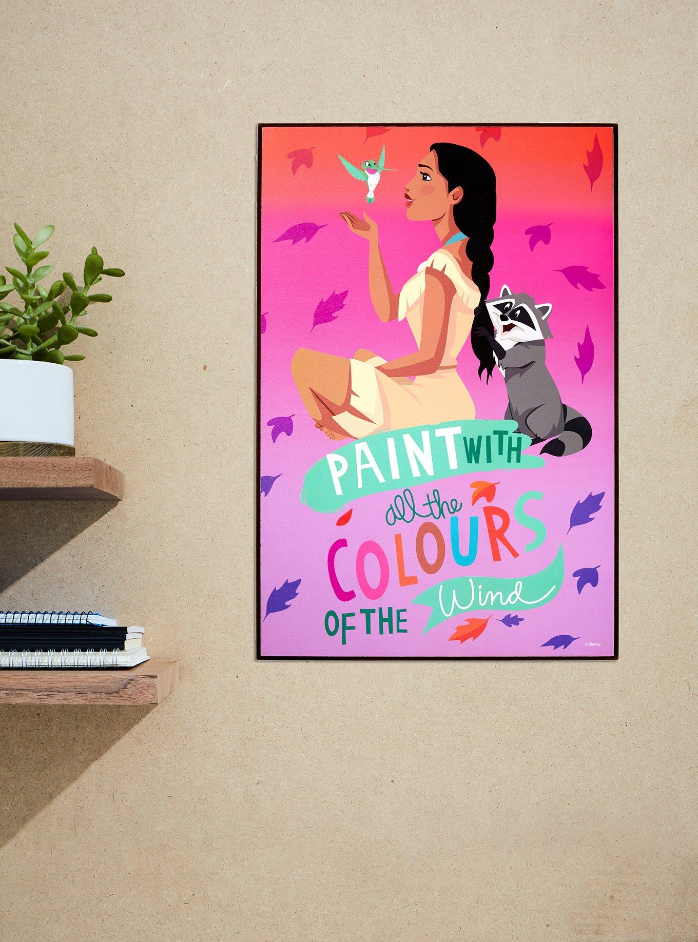 Disney Pocahontas Paint Wood Wall Art, , alternate