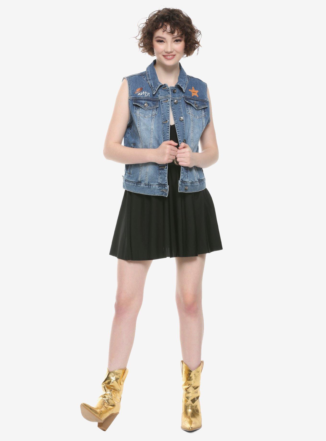 Disney Pixar Toy Story Woody Denim Vest, , alternate