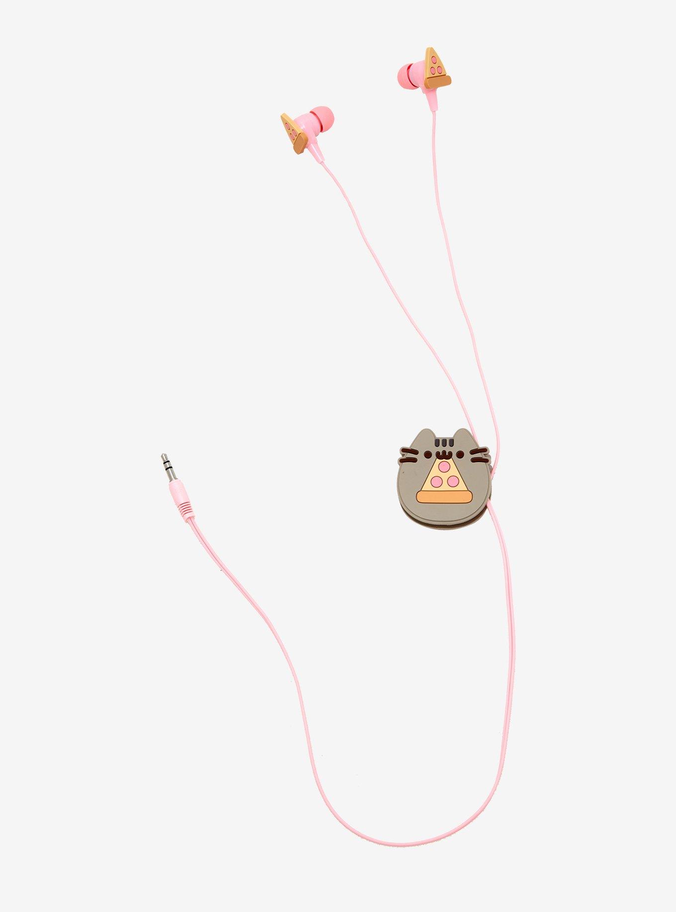 Pusheen Pizza Earbuds, , alternate