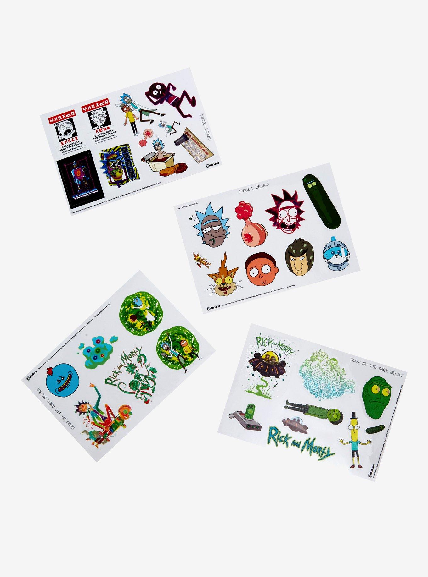 Rick And Morty Gadget Decals, , alternate