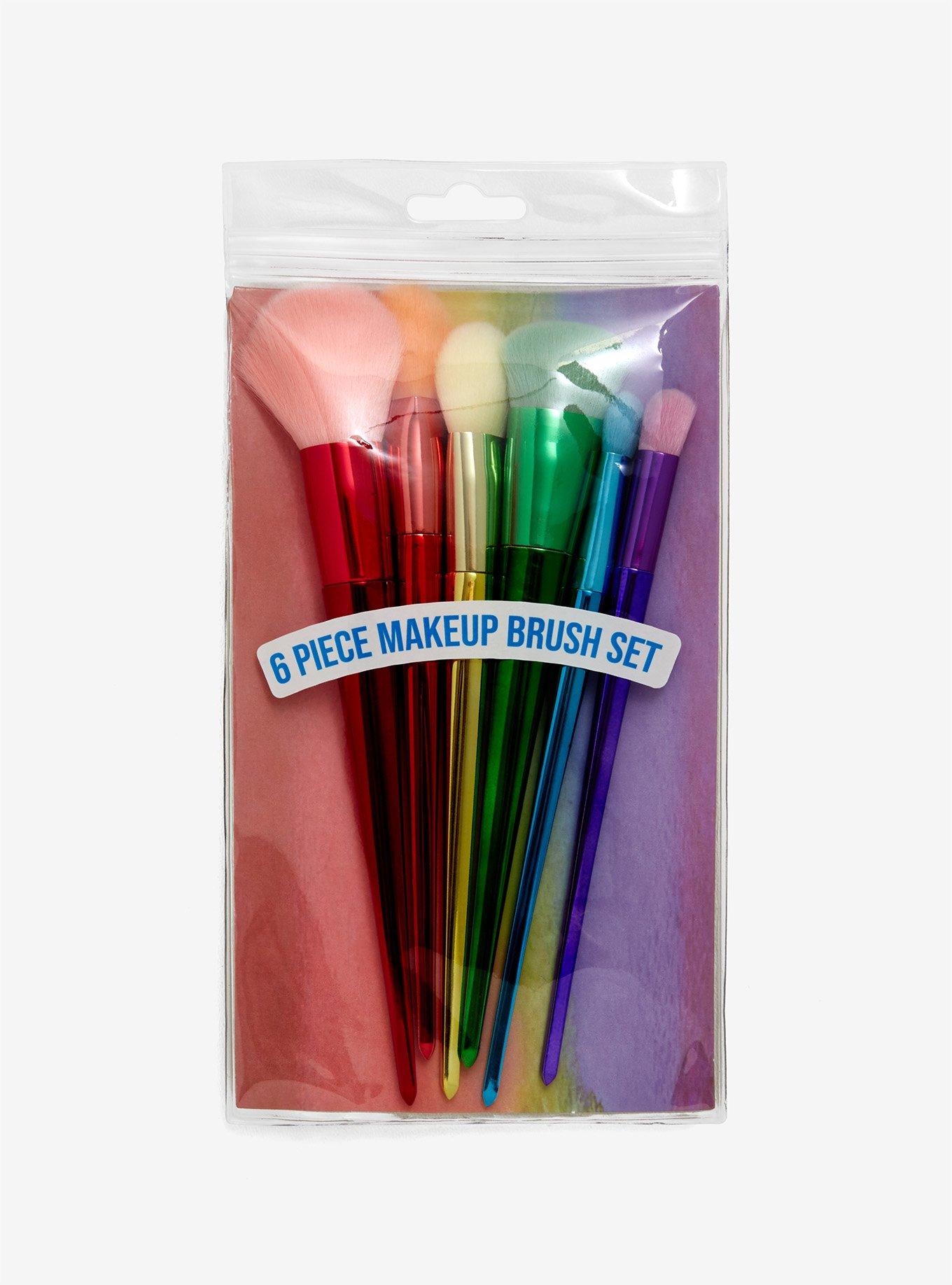 Anodized Rainbow Makeup Brush Set, , alternate