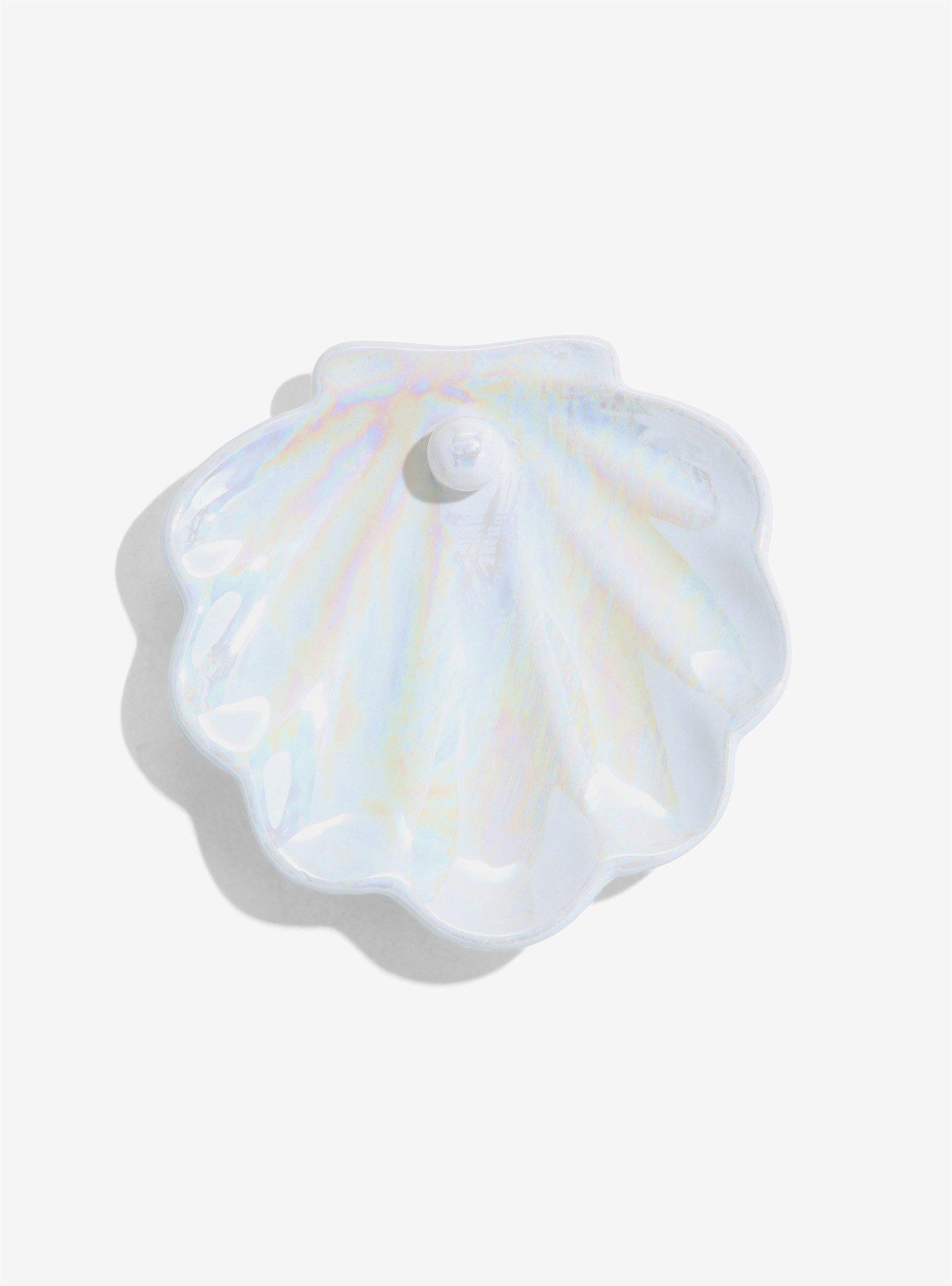 Seashell Iridescent Trinket Tray, , alternate
