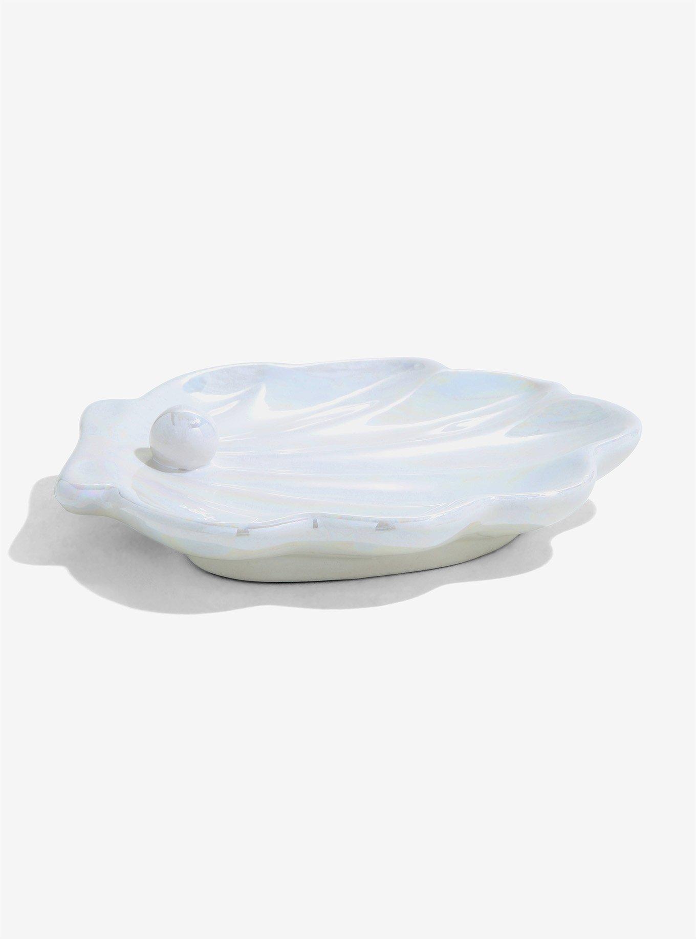 Seashell Iridescent Trinket Tray, , alternate