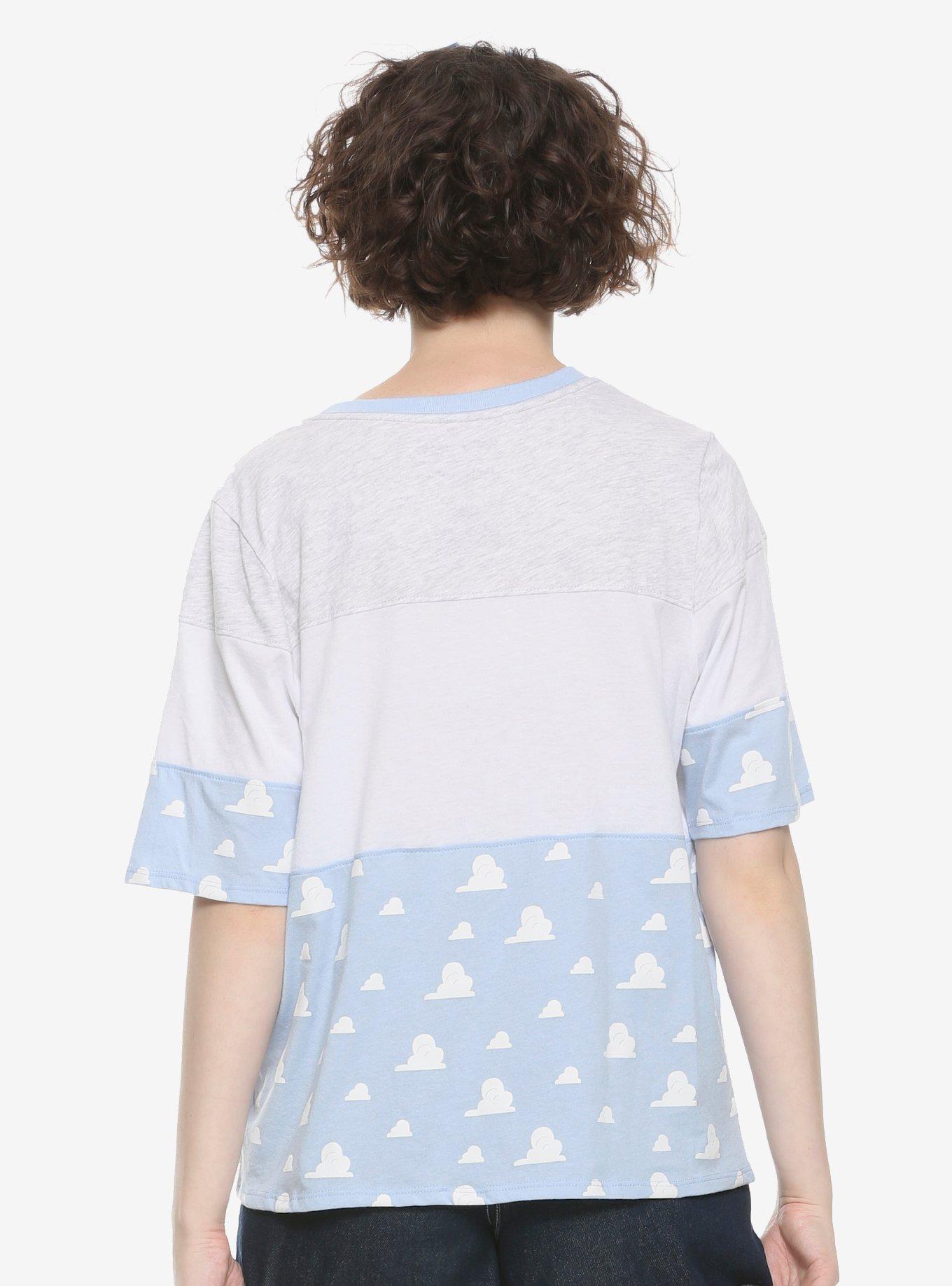 Her Universe Disney Pixar Toy Story Cloud Color-Block Oversized Girls T-Shirt, , alternate