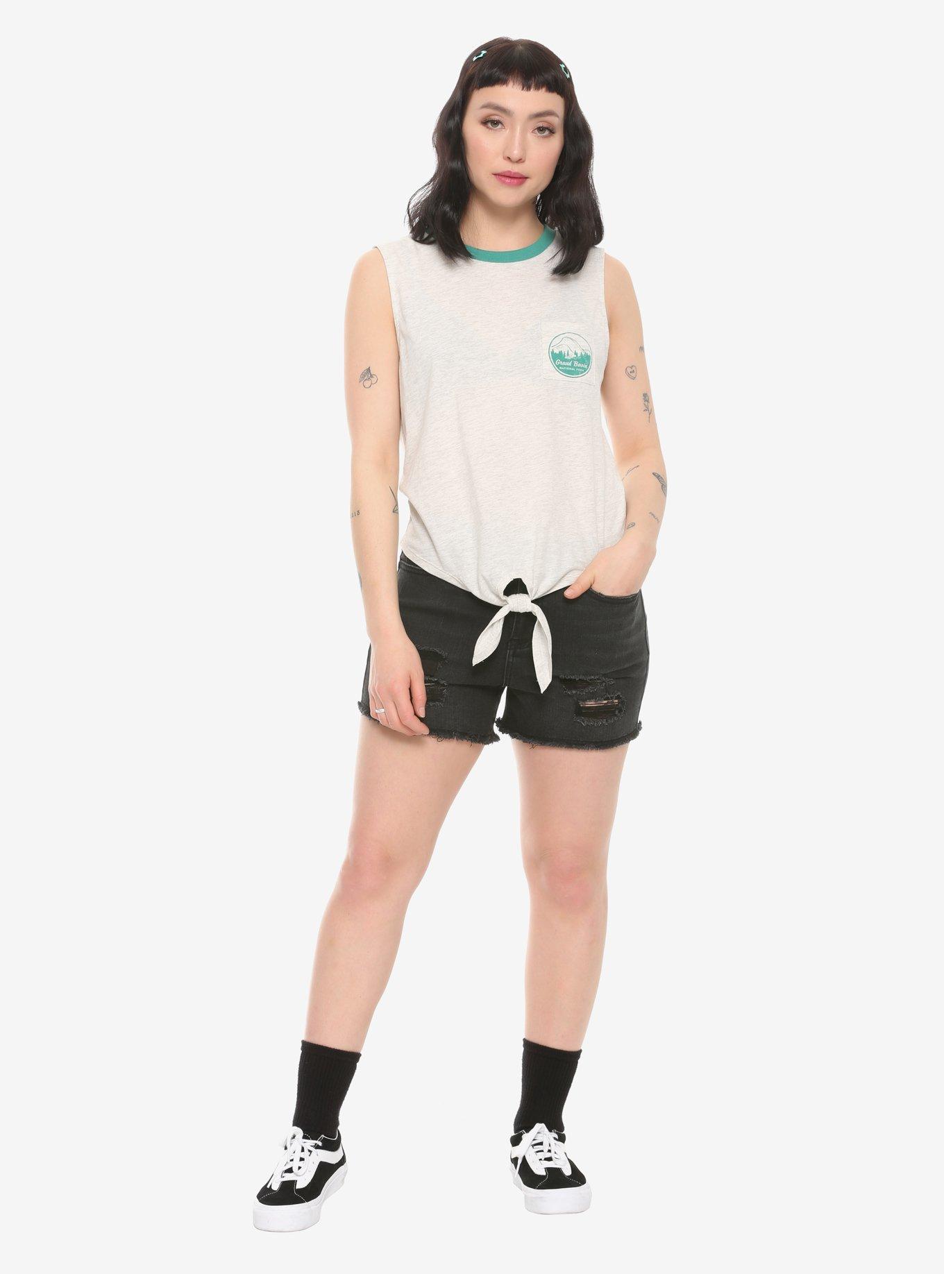 Her Universe Disney Pixar Toy Story 4 RV Park Tie-Front Girls Tank Top, MULTI, alternate