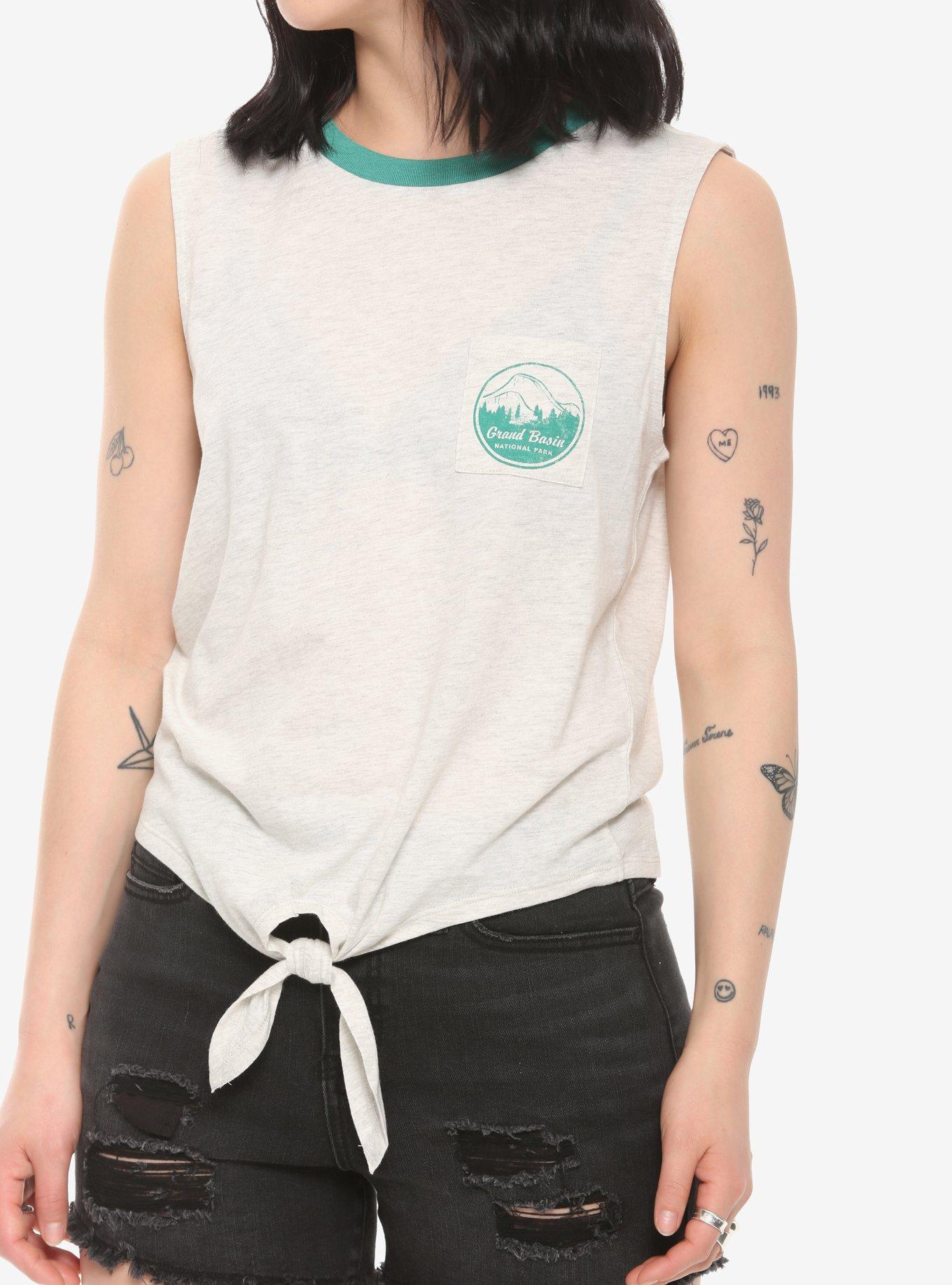 Her Universe Disney Pixar Toy Story 4 RV Park Tie-Front Girls Tank Top, MULTI, alternate