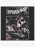 Marvel Spider-Man Street Panels Womens T-Shirt, BLACK, alternate