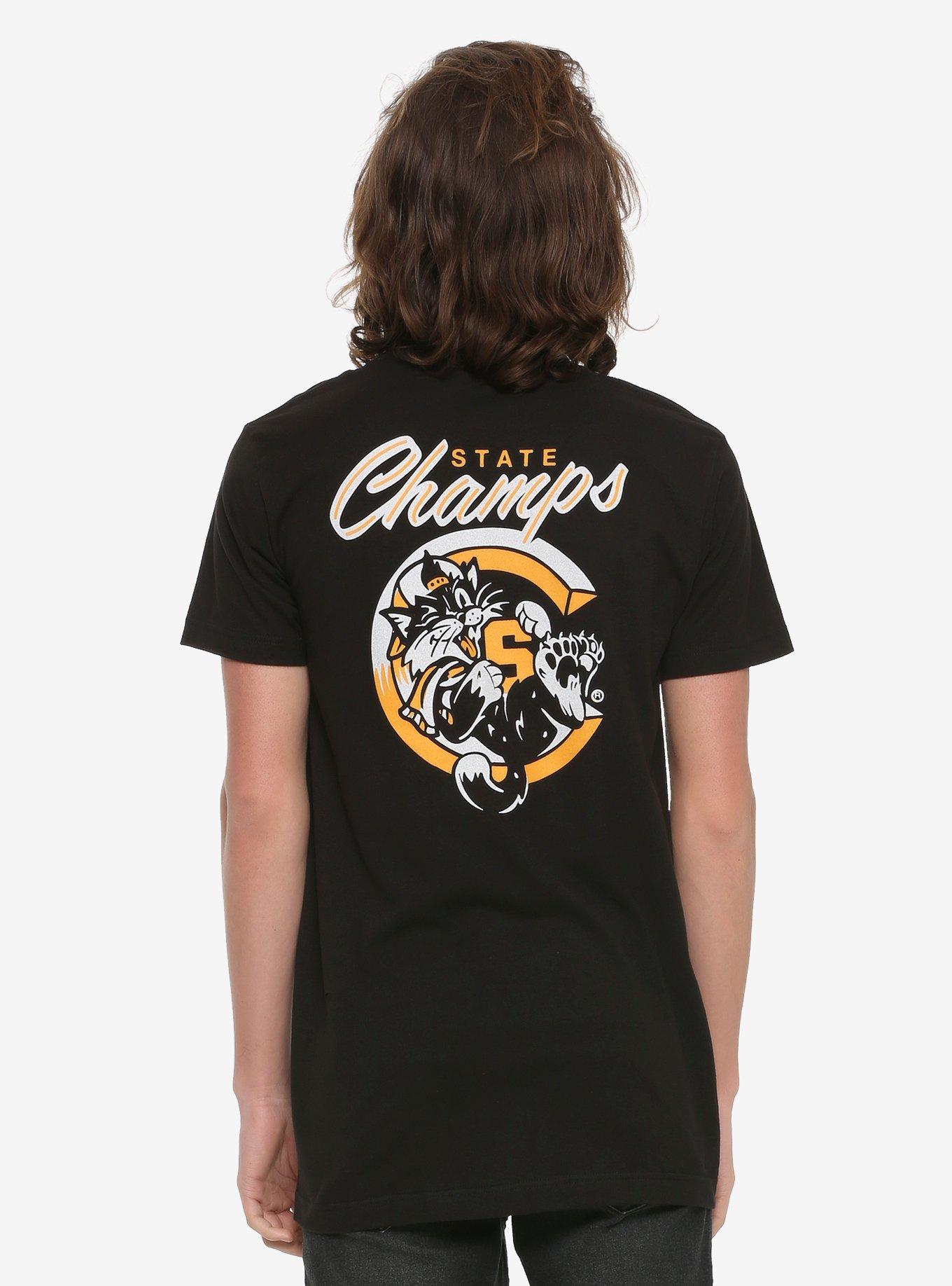 State Champs Black Cat T-Shirt, BLACK, alternate
