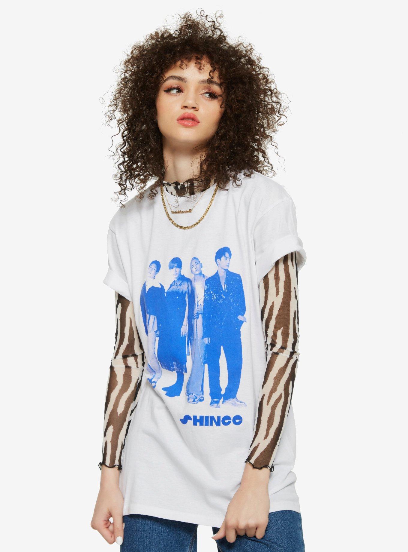 SHINee Blue Print T-Shirt, , alternate