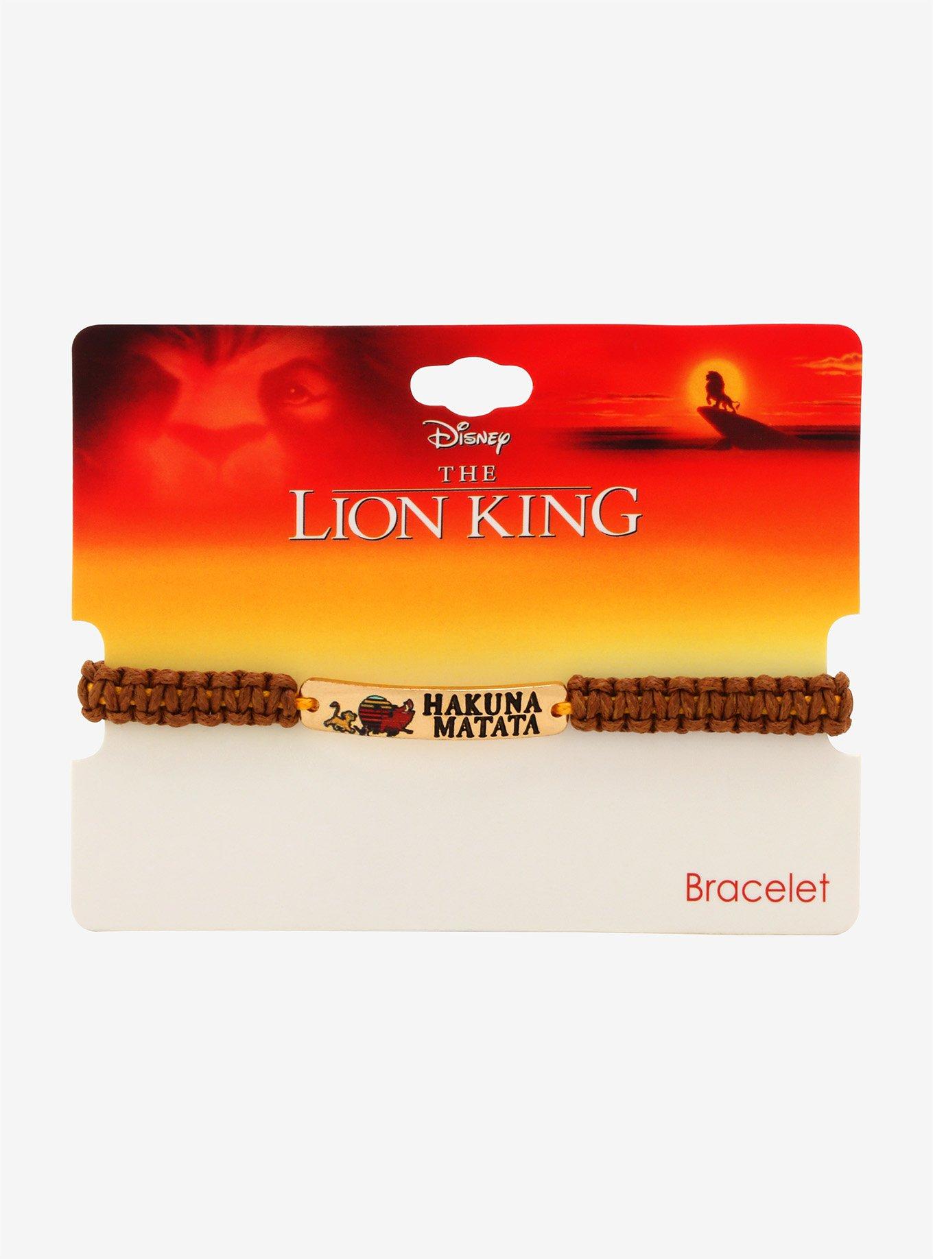 Disney The Lion King Hakuna Matata Cord Bracelet - BoxLunch Exclusive, , alternate
