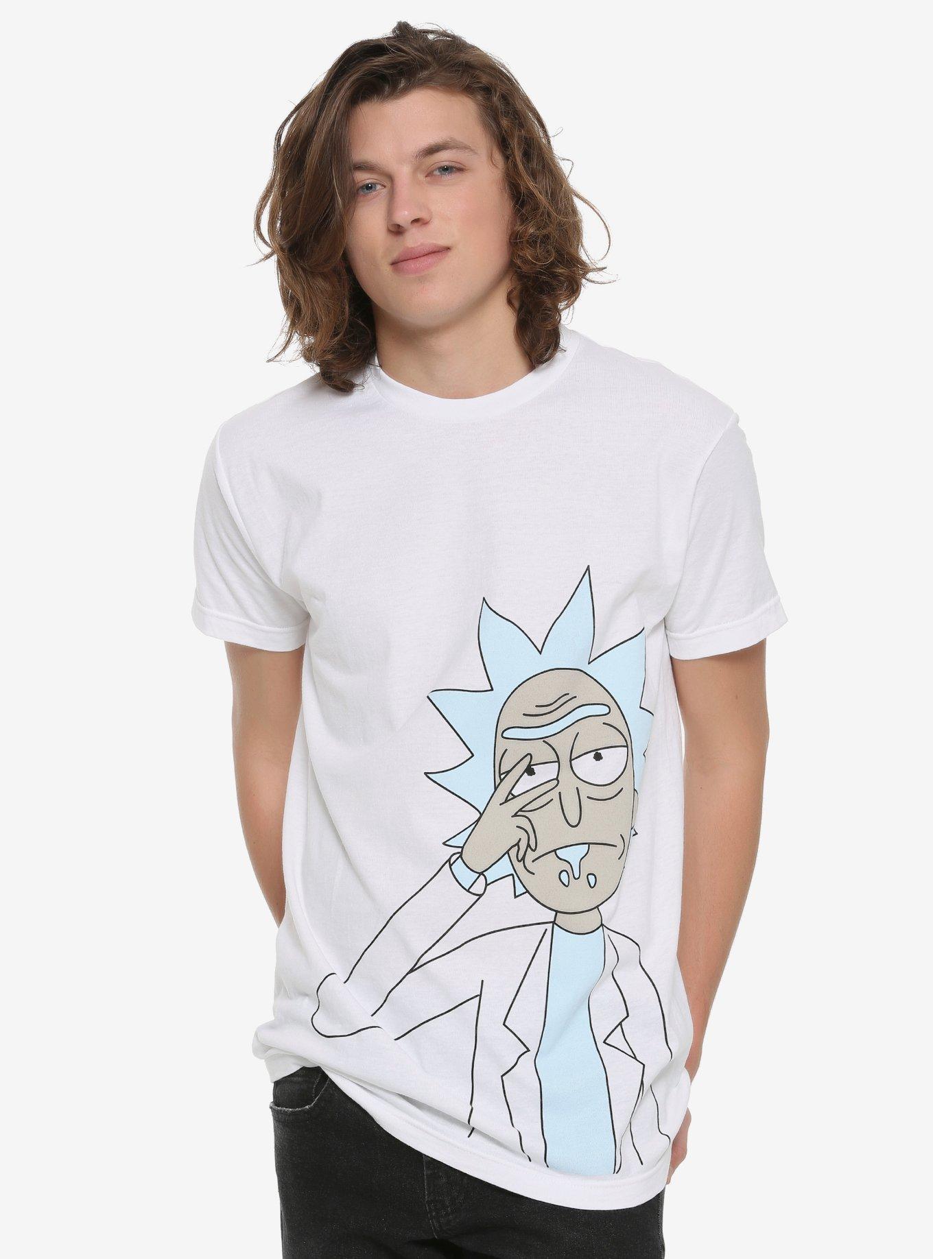 Rick And Morty Rick Belt Print T-Shirt, , alternate