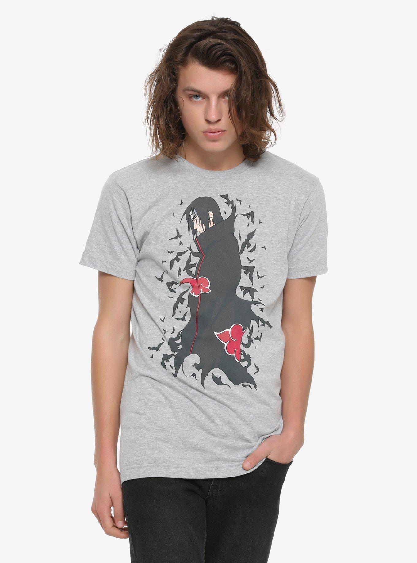 Naruto Shippuden Itachi Birds T-Shirt, MULTI, alternate