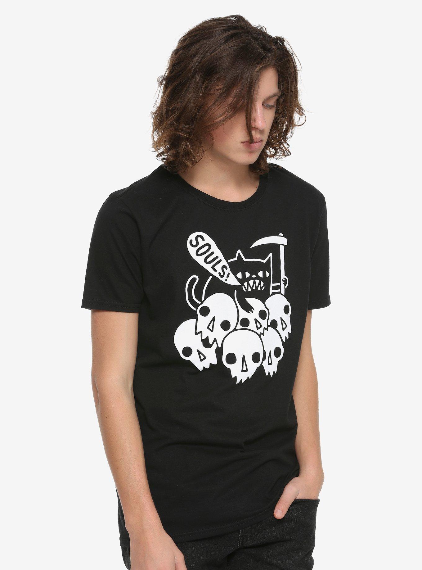 Cat Got Your Soul T-Shirt By Obinsun, , alternate