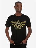 The Legend Of Zelda Hylian Crest Icons T-Shirt, , alternate