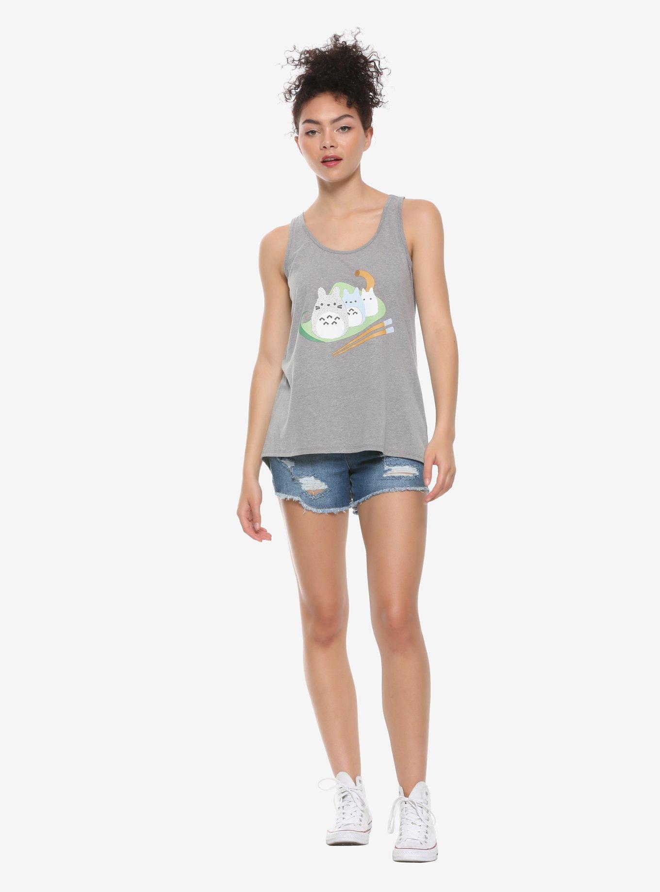 Her Universe Studio Ghibli My Neighbor Totoro Onigiri Girls Hi-Low Tank Top, MULTI, alternate