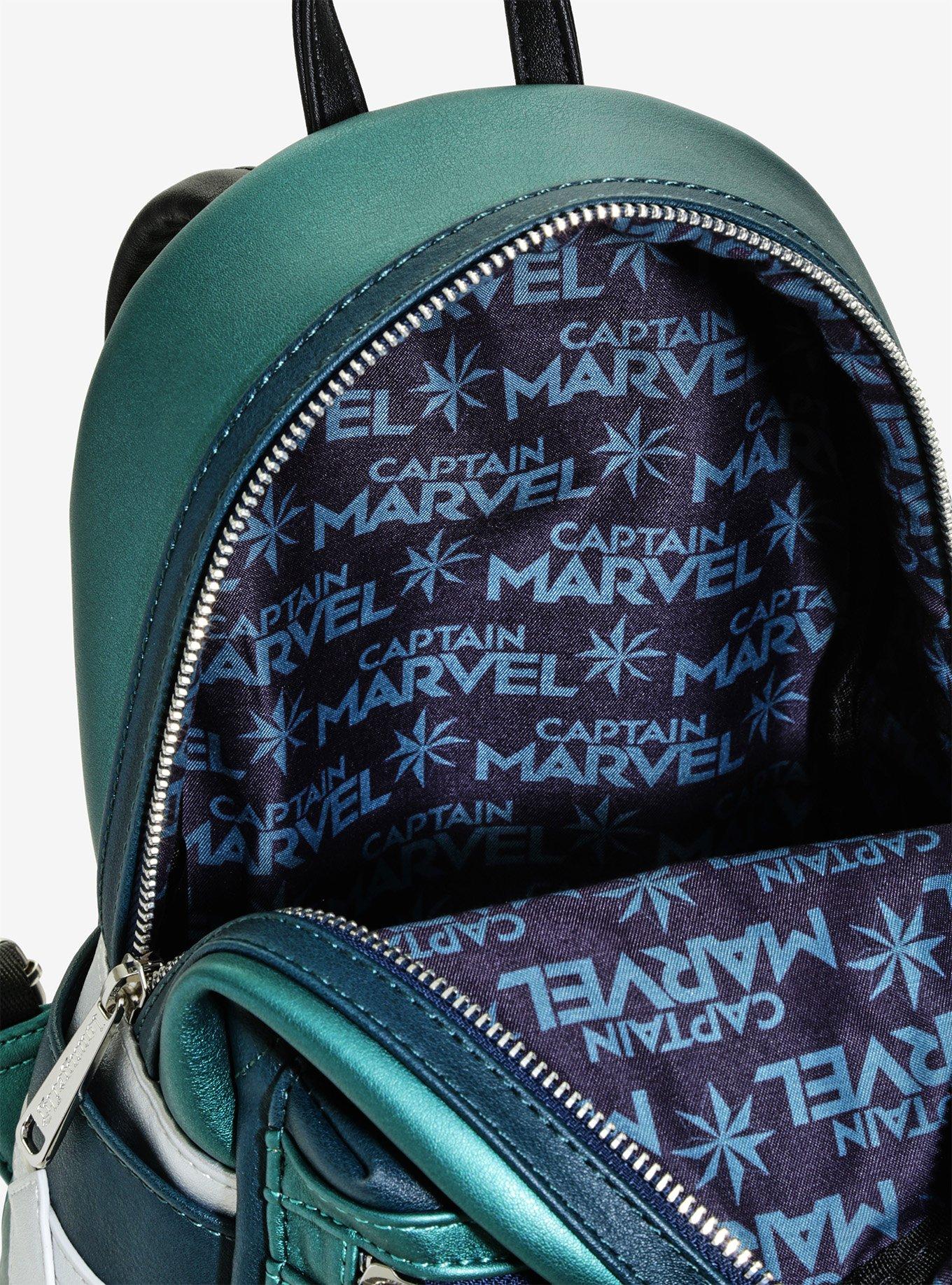 Loungefly Marvel Captain Marvel Kree Mini Backpack, , alternate