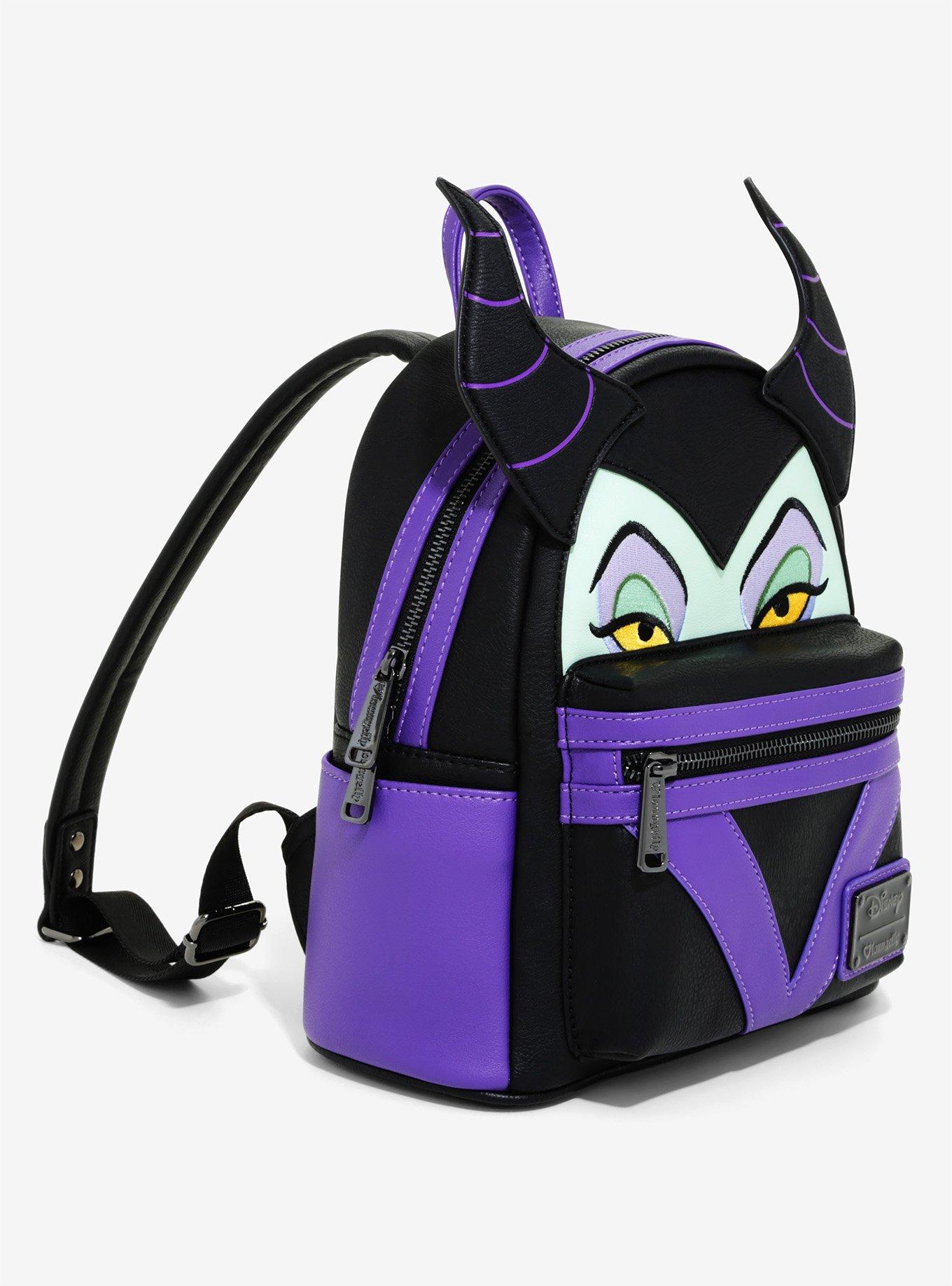 Loungefly Disney Villains Maleficent Figural Mini Backpack, , alternate