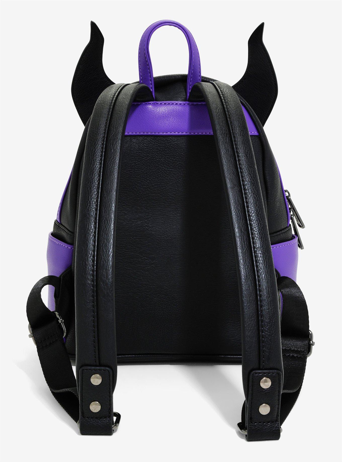 Loungefly Disney Villains Maleficent Figural Mini Backpack, , alternate