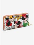 Loungefly Disney Minnie Mouse Floral Zip Around Wallet, , alternate