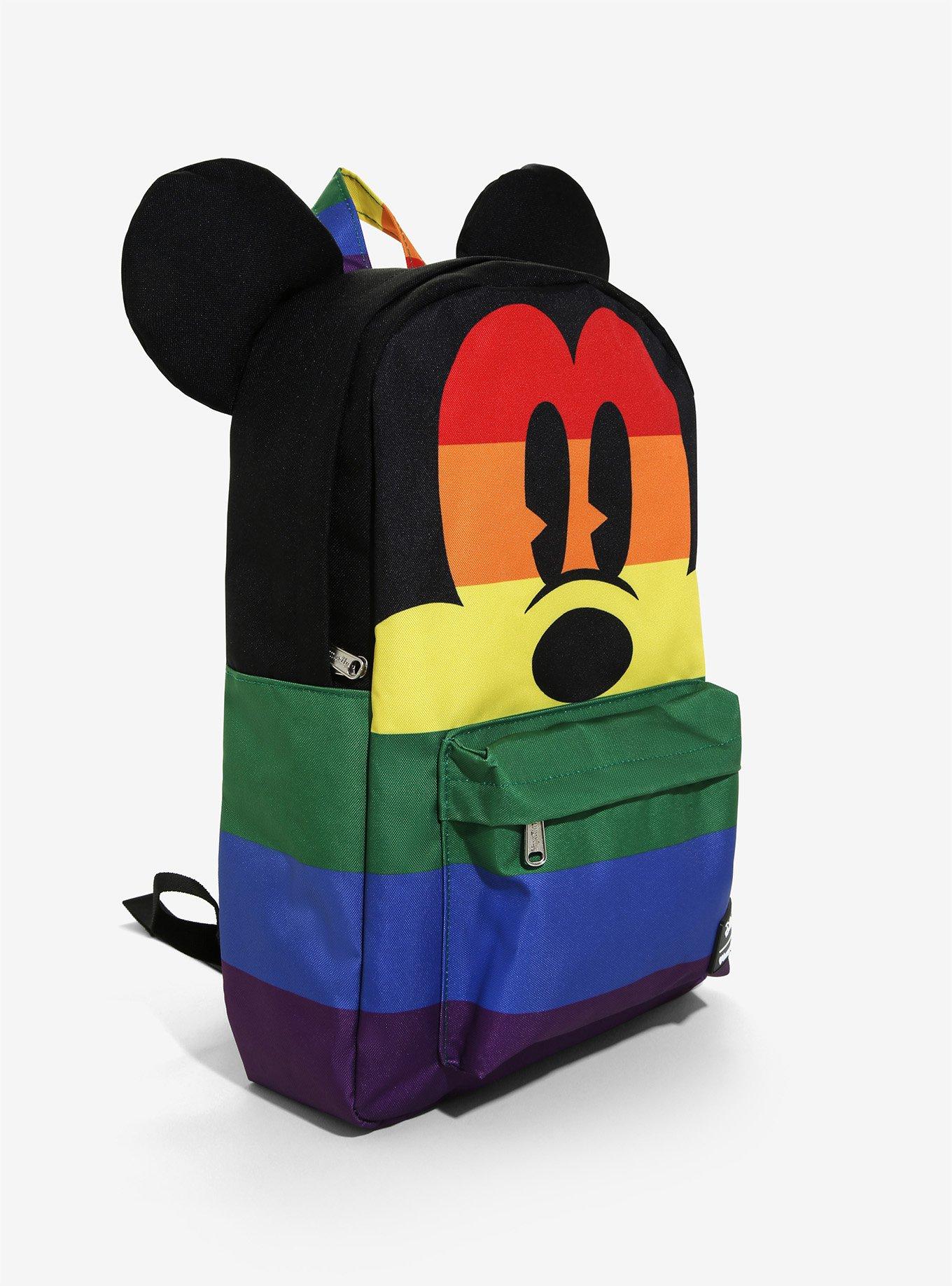 Loungefly Disney Mickey Mouse Rainbow Backpack, , alternate