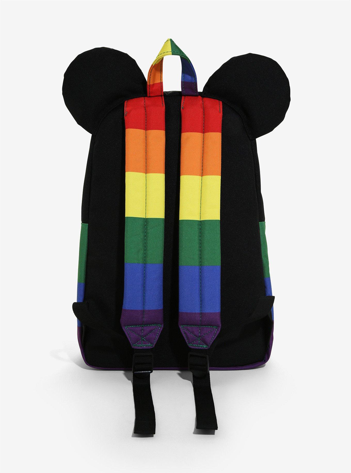 Loungefly Disney Mickey Mouse Rainbow Backpack, , alternate