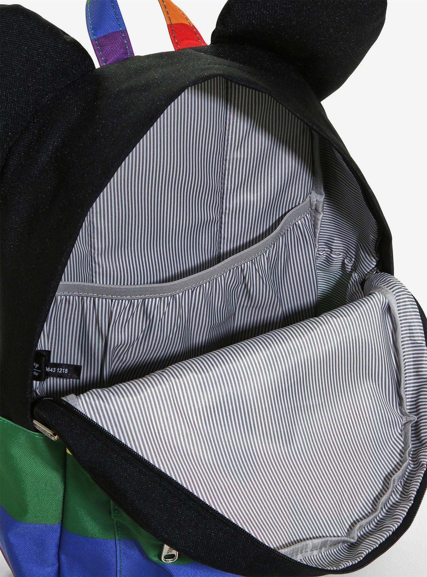 Loungefly Disney Mickey Mouse Rainbow Backpack, , alternate