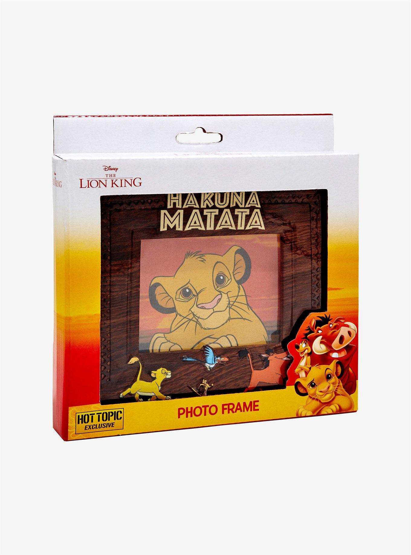 Disney The Lion King Hakuna Matata Wood Photo Frame Hot Topic Exclusive ...