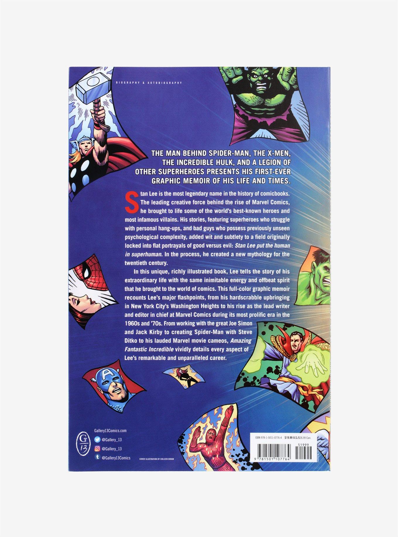 Amazing Fantastic Incredible: A Marvelous Memoir Stan Lee Comic Book, , alternate