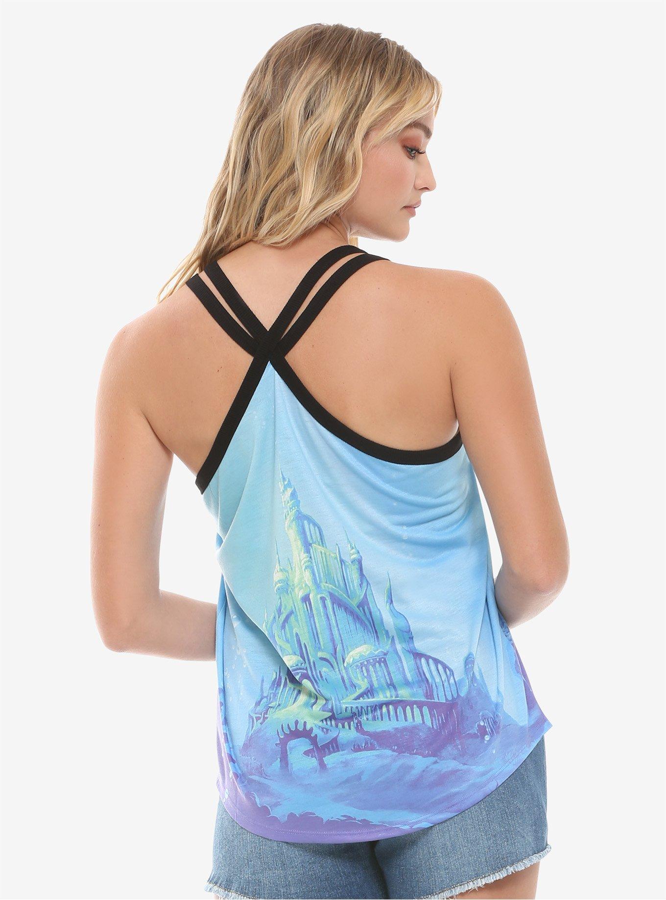 Disney The Little Mermaid Atlantica Cross Back Tank Top, , alternate