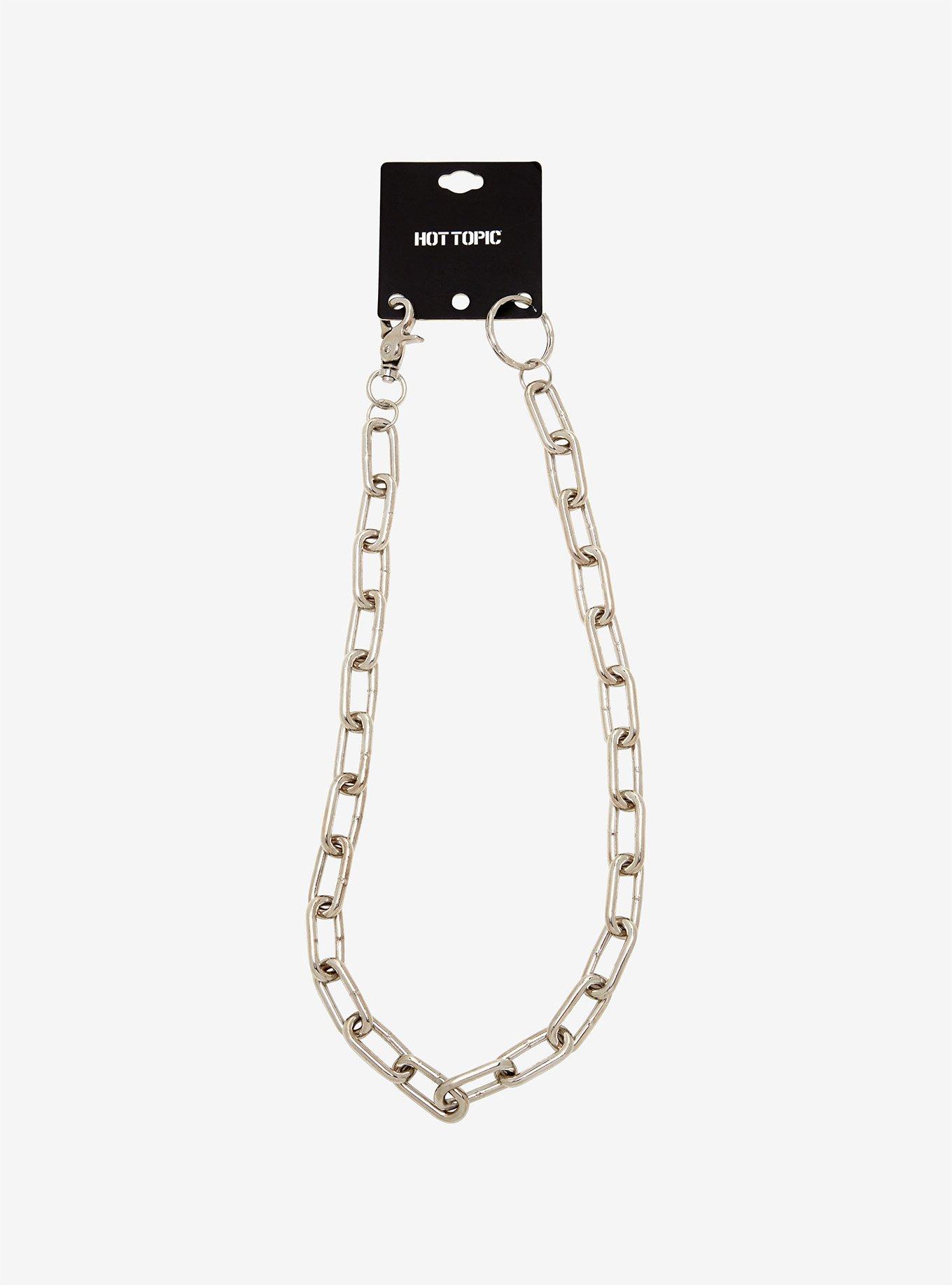 24" Big Rectangle Wallet Chain, , alternate