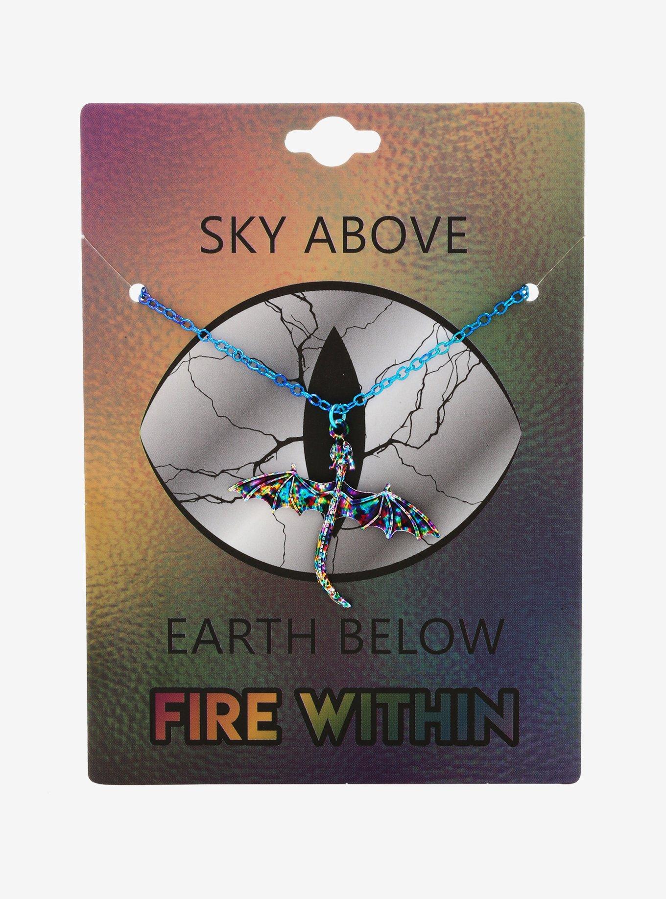 Rainbow Dragon Necklace, , alternate