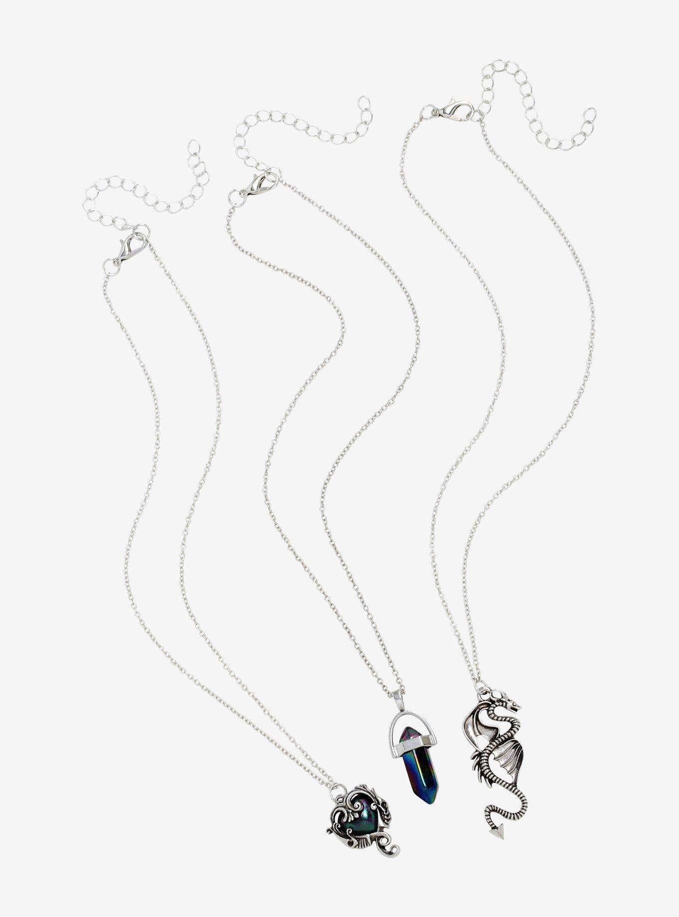 Dragon Heart Necklace Set, , alternate