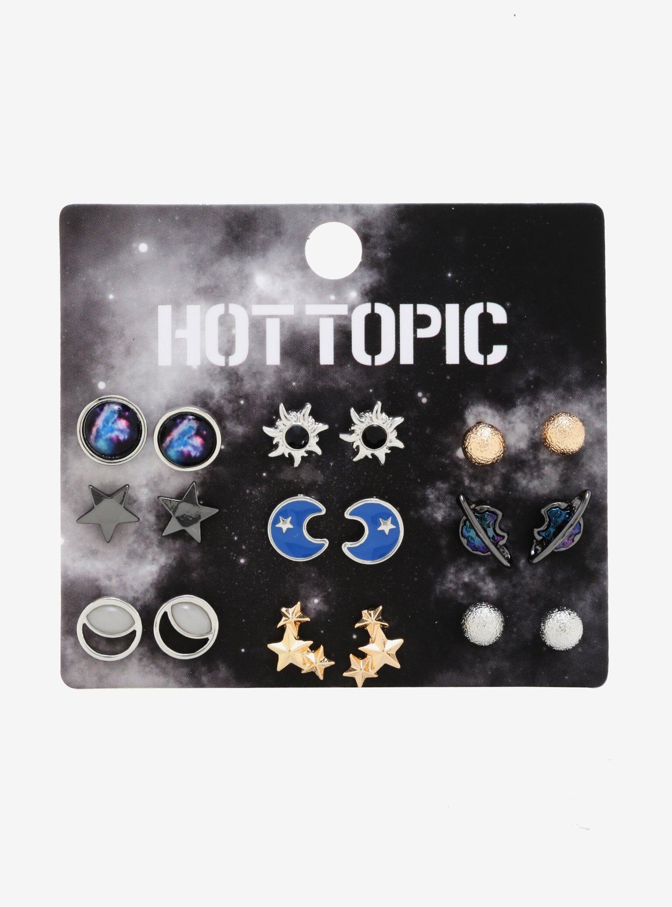 Space Star Earring Set, , alternate