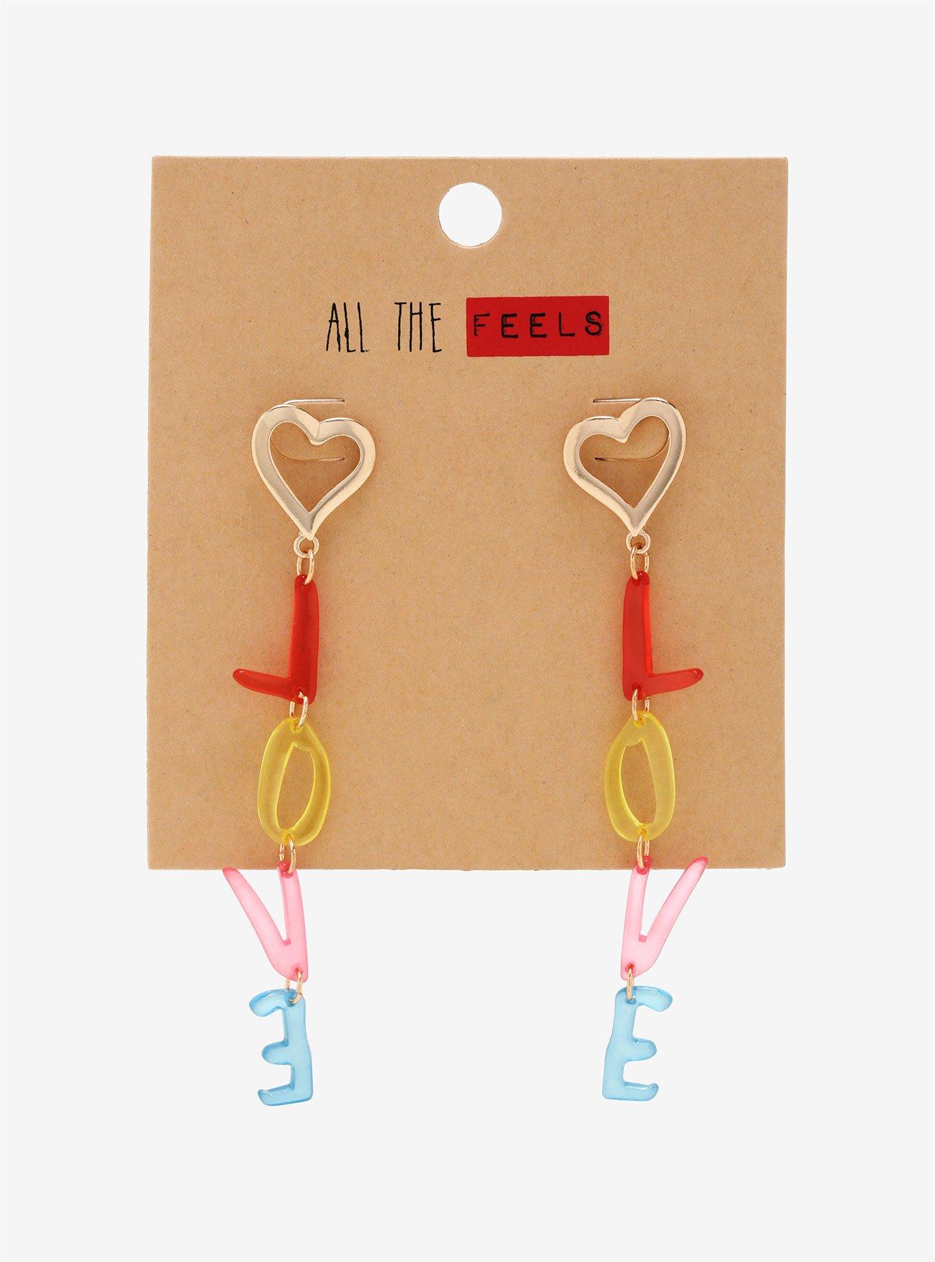 Love Dangle Earrings, , alternate