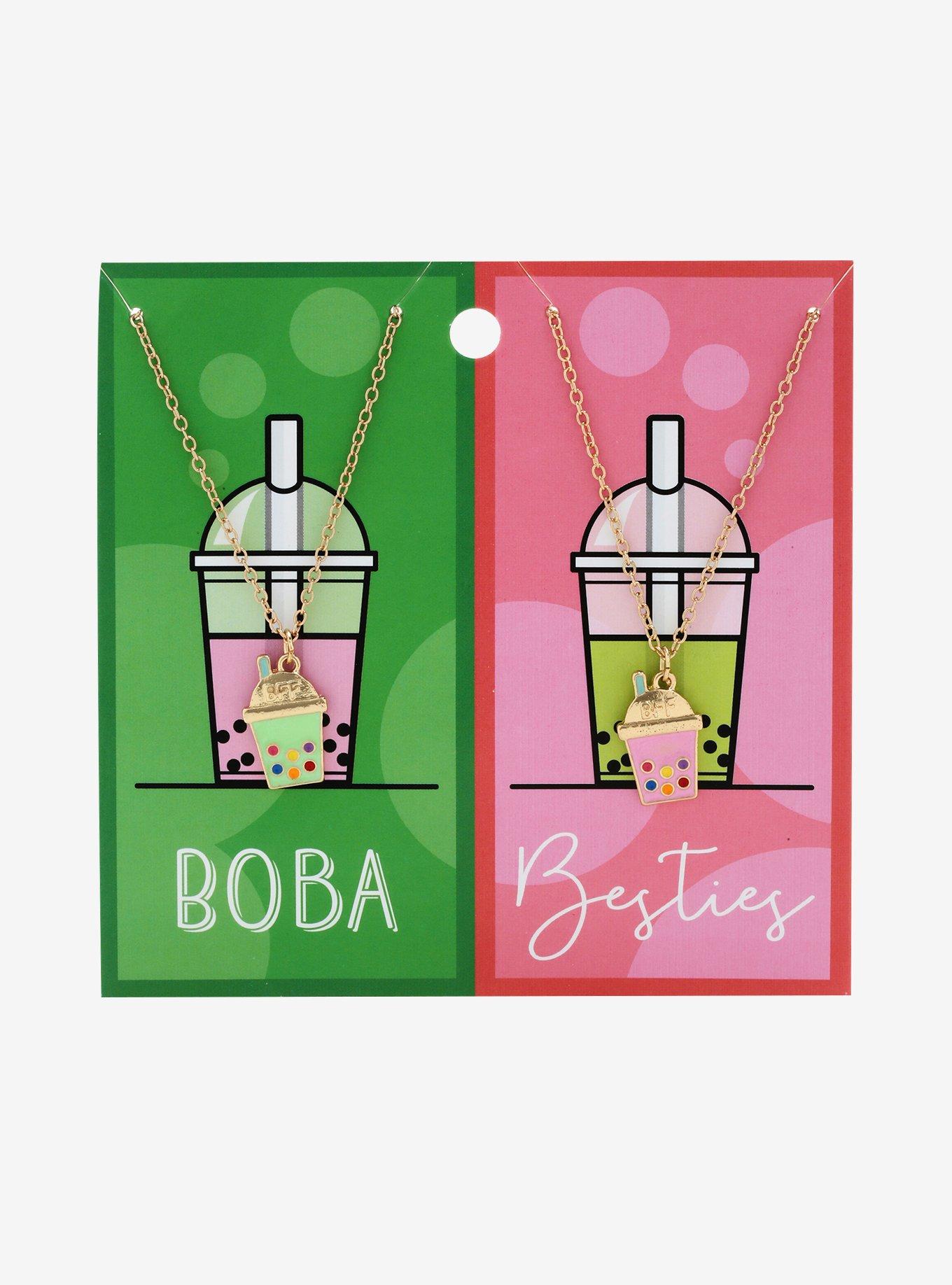 Boba Besties Gold Necklace Set, , alternate