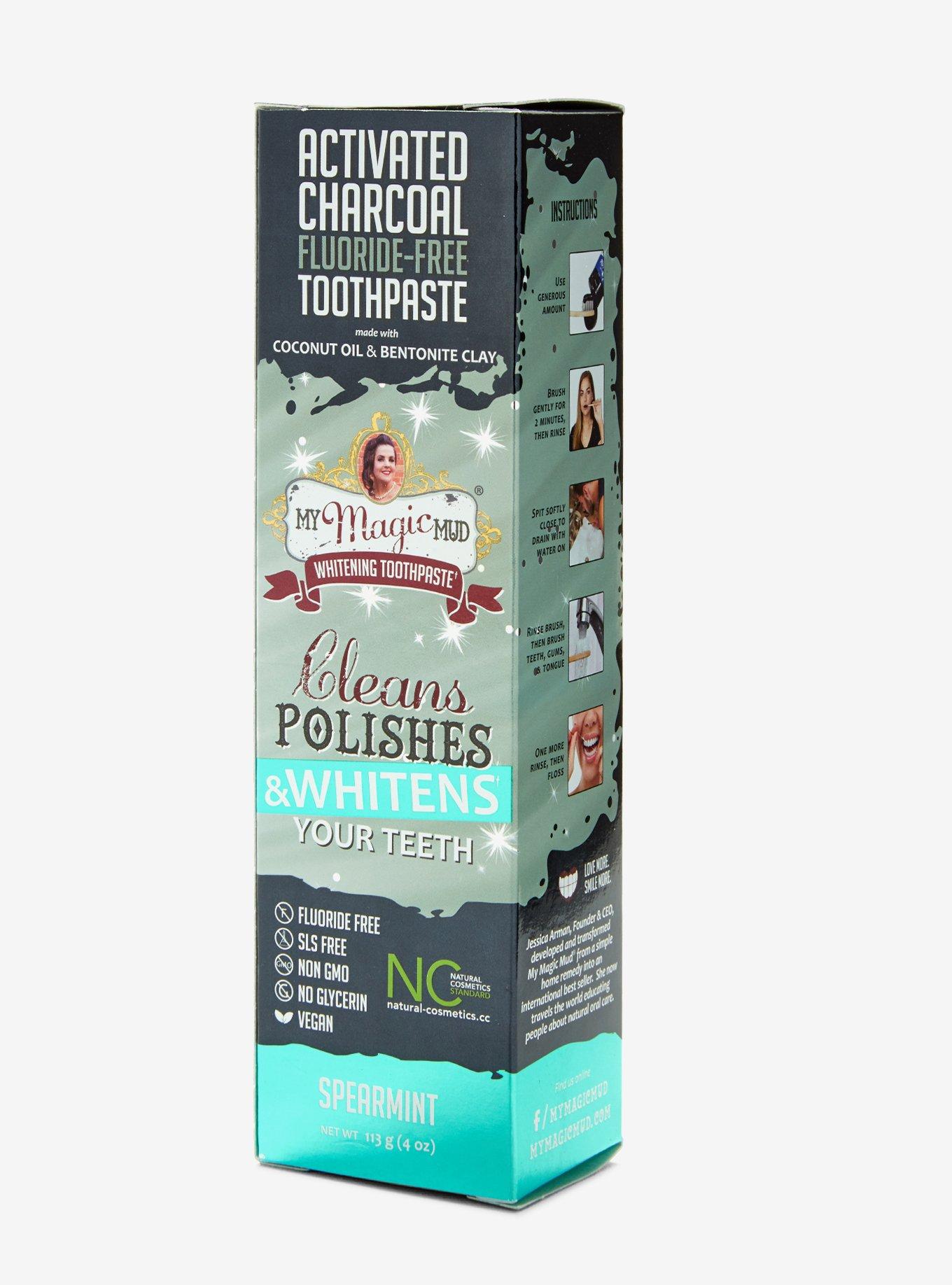 Activated Charcoal Spearmint Toothpaste, , alternate