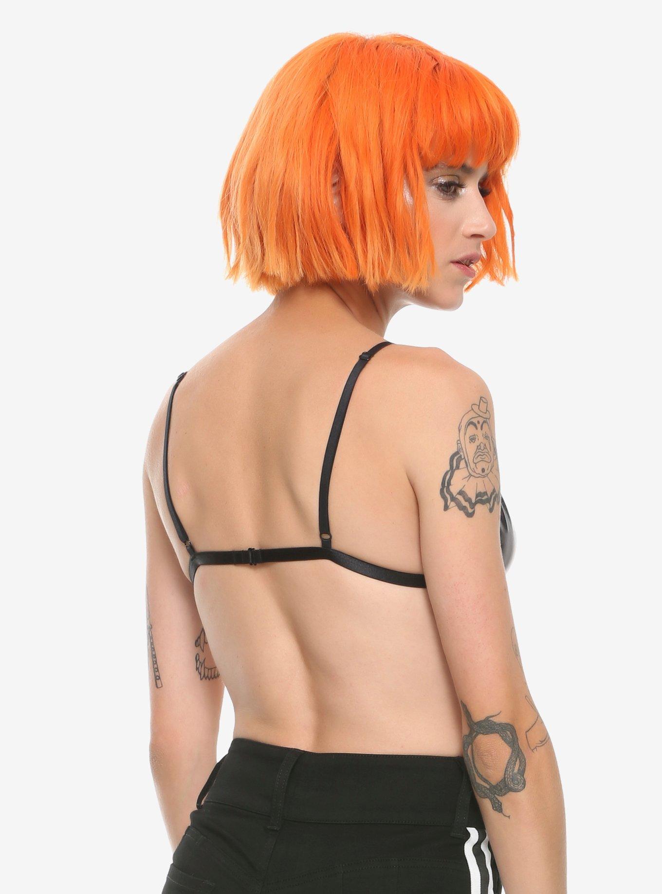 Black Crystal Bralette, BLACK, alternate