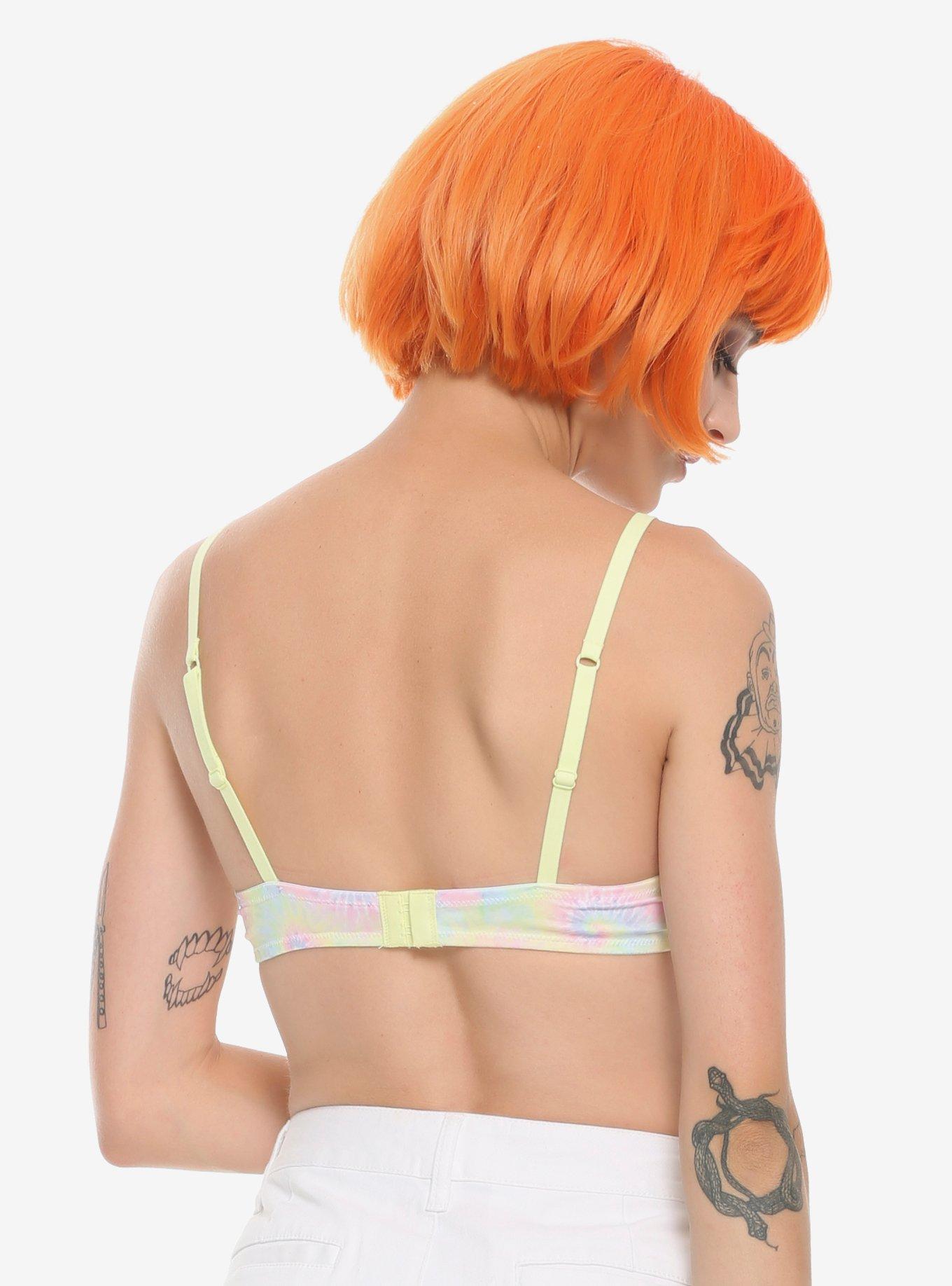 Pastel Tie-Dye Bralette, MULTI, alternate