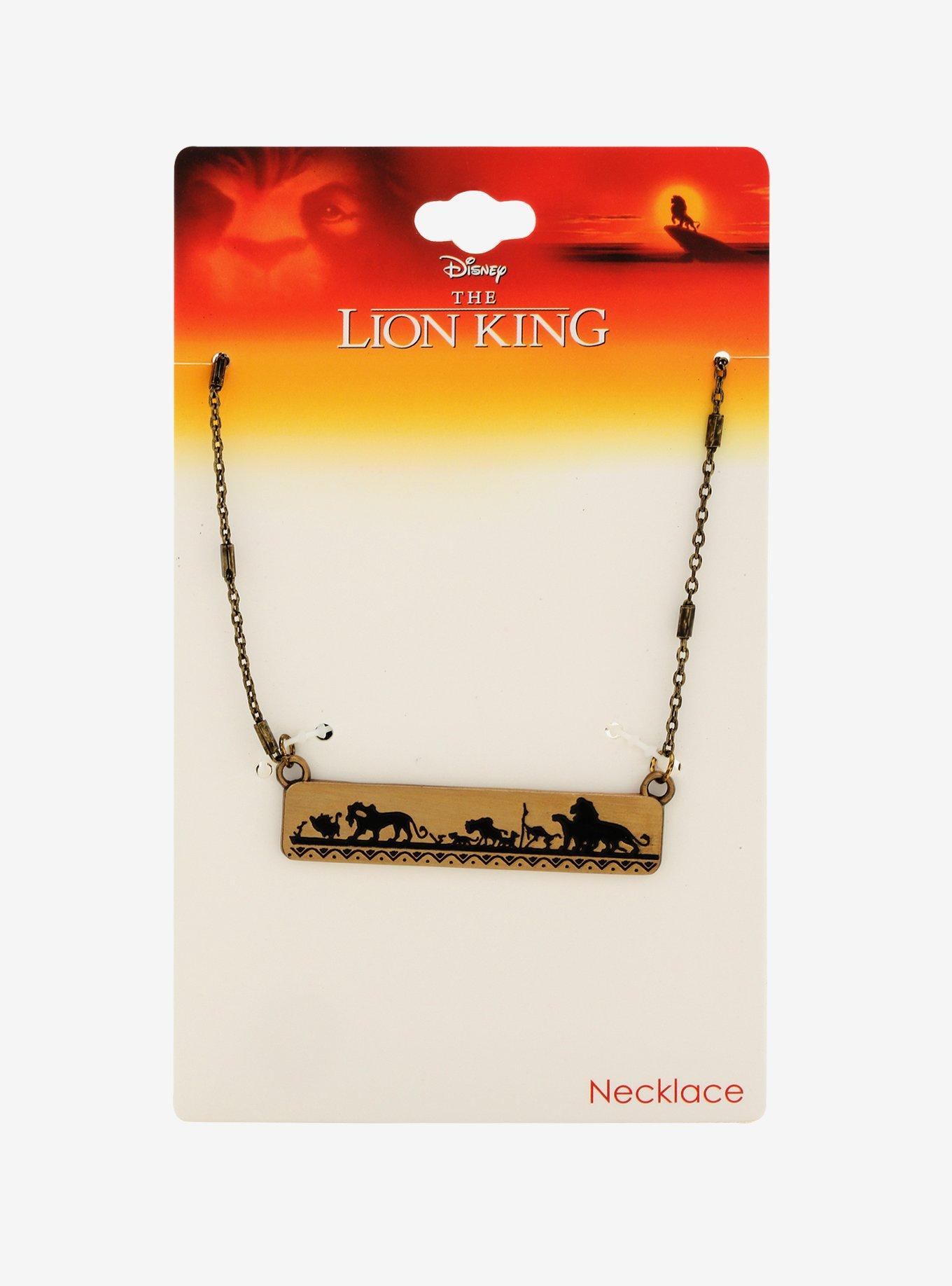 Disney The Lion King Mosaic Characters Necklace, , alternate