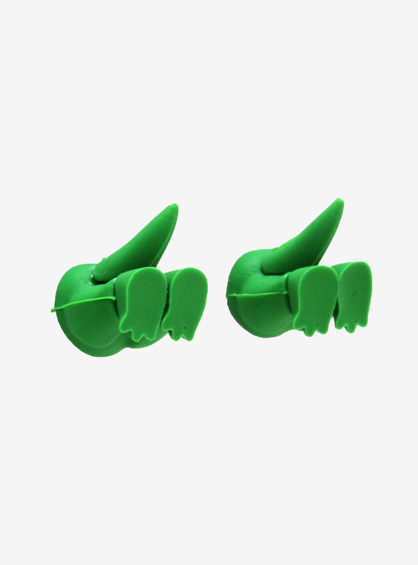 Disney Pixar Toy Story Rex Faux Tunnel Earrings, , alternate