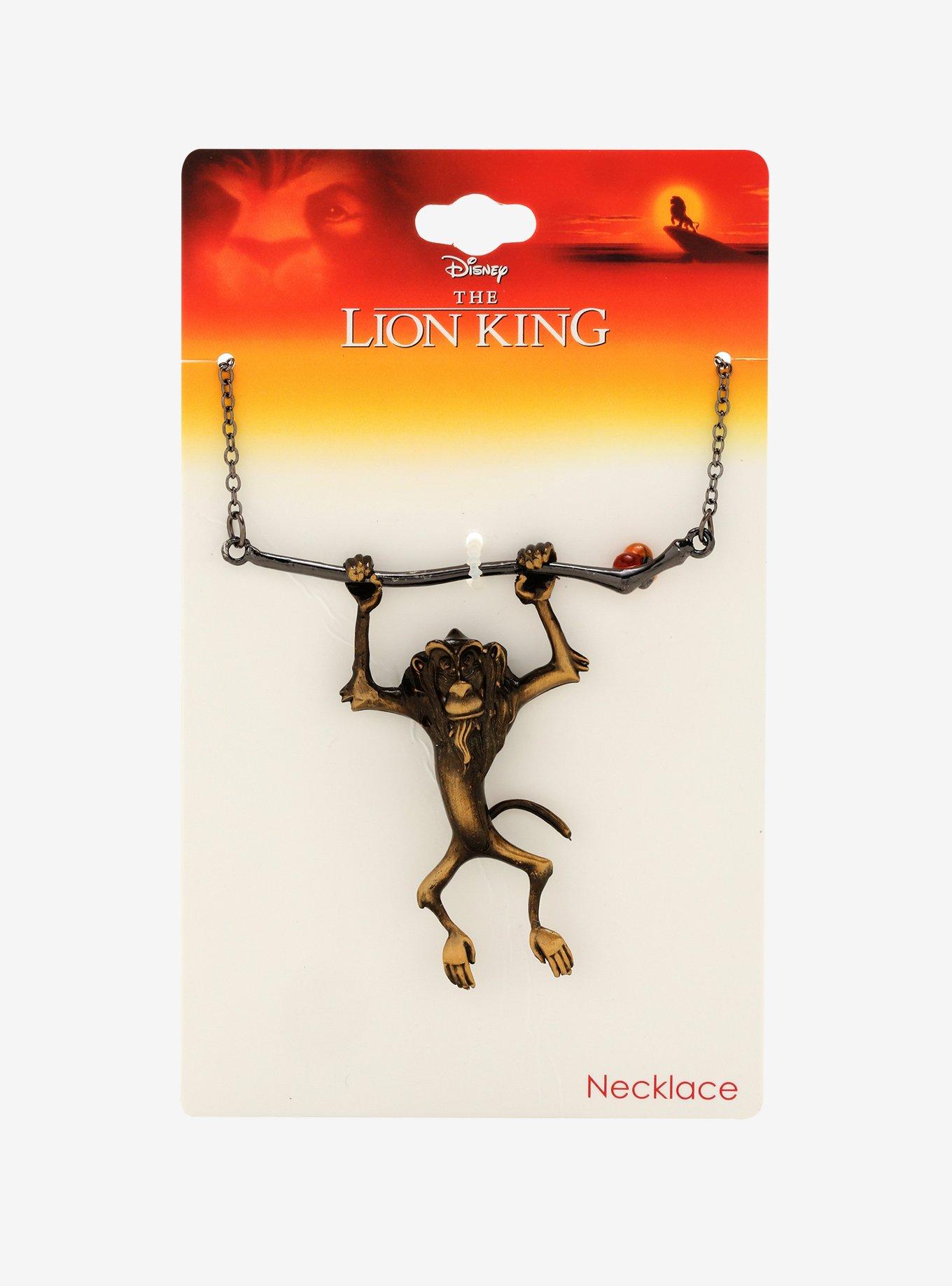Disney The Lion King Rafiki Hanging Necklace, , alternate